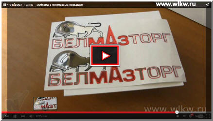 Автоэмблемы полимерные